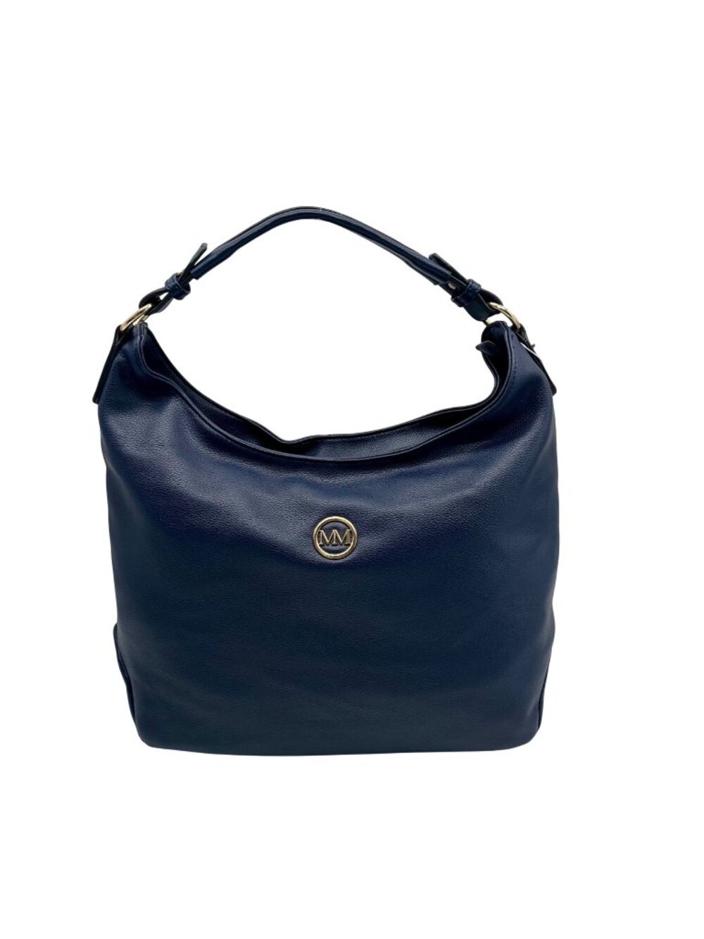 Marilyn Monroe Navy Blue Faux Leather Hobo Bag